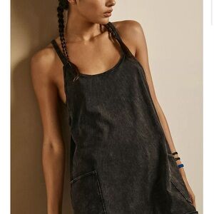 Free People Hot Shot Romper Mini Dress